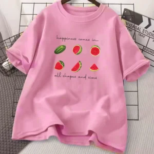 Drop Shoulder Ladies T-shirt