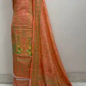 Digital Print Cotton Three Piece