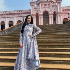 Hania Amir Inspired Digital Print Three Piece